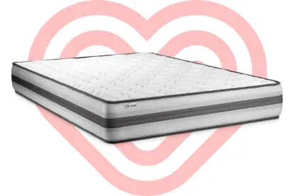 Matelas 135x200 cm Ressorts ensachés et Mémoire de forme - Vitalpower Recover