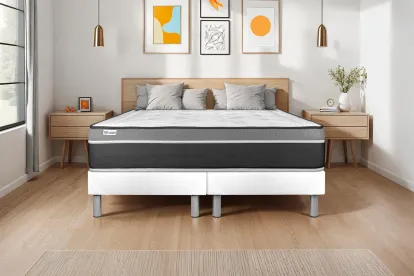 Matelas 160x200 cm Ressorts ensachés et Mémoire de forme - Vital Care