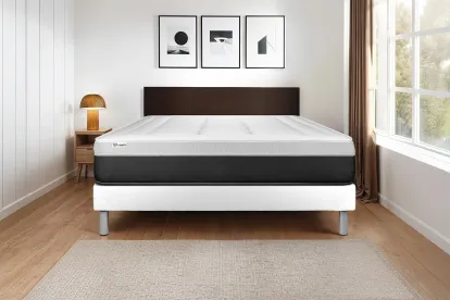 Matelas 180x220 cm Ressorts ensachés et Mémoire de forme - Vital Form
