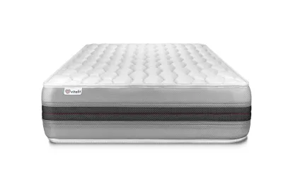 Matelas 90x200 cm Ressorts ensachés et Mémoire de forme - Vitalspring Recover