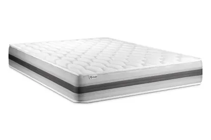 Ensemble Matelas Sommier 160x220 cm - Sommier Blanc (en kit) - Vitalspring Recover