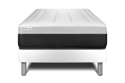 Ensemble Matelas Sommier 120x200 cm - Sommier Blanc (en kit) - Vital Form
