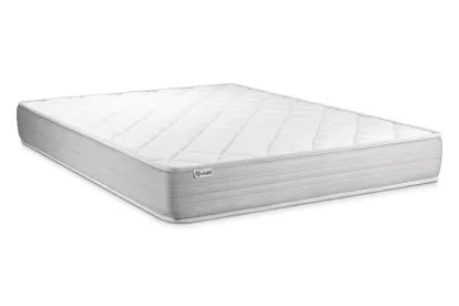 Ensemble Matelas Sommier 160x220 cm - Sommier Gris (en kit) - Vitalmemo